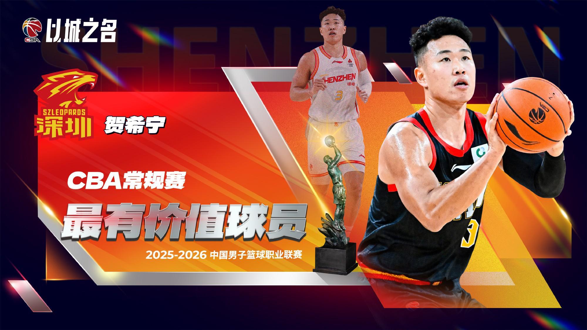 kaiyun·(中国)官方网站-官方：贺希宁当选本赛季CBA常规赛MVP